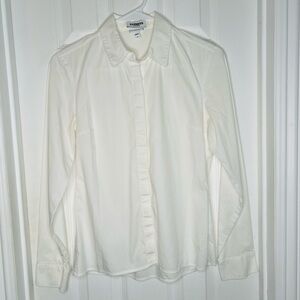 Express White Long-Sleeve Shirt